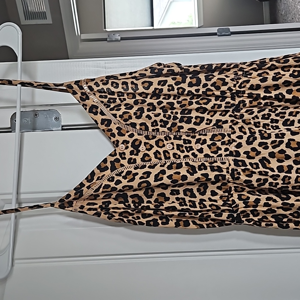 Cheetah print dress